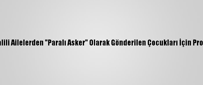 Somalili Ailelerden "Paralı Asker" Olarak Gönderilen Çocukları İçin Protesto