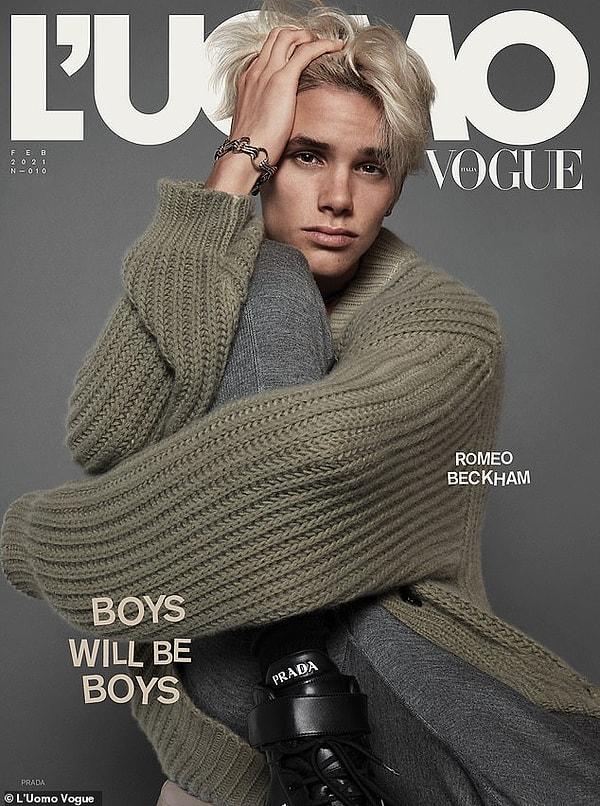 Yakışıklı mı yakışıklı bir adam oldu ve geçtiğimiz günlerde de L’Uomo Vogue dergisinin kapak yüzü oldu!