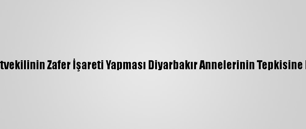 Hdp'li Milletvekilinin Zafer İşareti Yapması Diyarbakır Annelerinin Tepkisine Neden Oldu