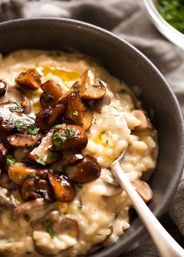 7. Mantarlı Risotto
