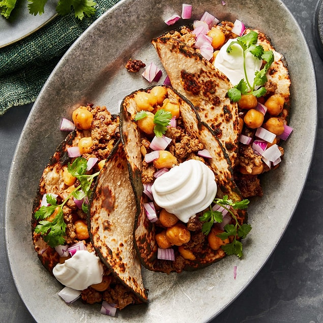 3. Kıymalı Nohutlu Taco Tarifi: