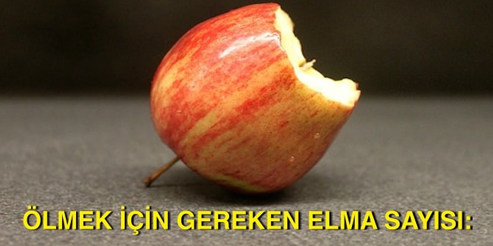 Dandik Efsane ya da Hayati Risk: Elmayı Çekirdekleriyle Yemek Bizi Zehirleyip Öldürüyor mu?