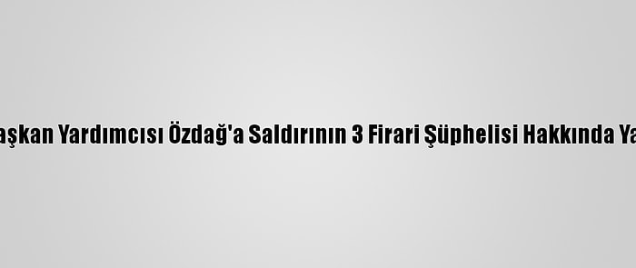 Gelecek Partisi Genel Başkan Yardımcısı Özdağ'a Saldırının 3 Firari Şüphelisi Hakkında Yakalama Kararı Çıkarıldı