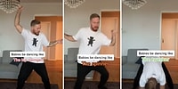 Bebeklerin Dans Şekillerini Taklit Eden Adamın Aşırı Eğlenceli Videosu