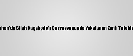Ardahan'da Silah Kaçakçılığı Operasyonunda Yakalanan Zanlı Tutuklandı