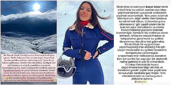 Bedavacılık mı Hak Arama mı? Influencer Buket Güler ve Ünlü Bir Otel Sosyal Medyada Birbirine Girdi!