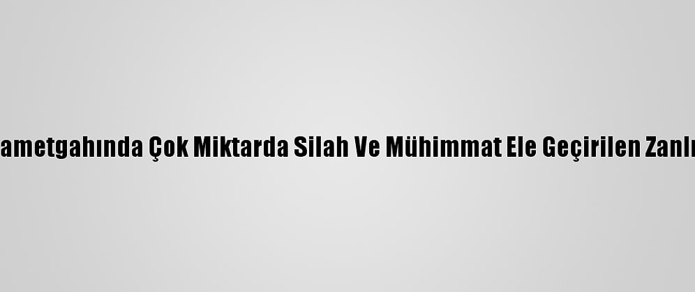 Adana'da İkametgahında Çok Miktarda Silah Ve Mühimmat Ele Geçirilen Zanlı Tutuklandı