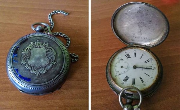 10. "Семейная реликвия. Часы моего деда. Мама говорит, что дедушка очень дорожил ими".