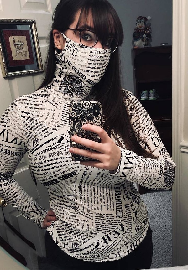 4. "У моего нового бадлона есть встроенная маска".