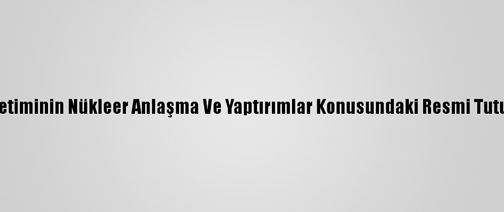 İran, Biden Yönetiminin Nükleer Anlaşma Ve Yaptırımlar Konusundaki Resmi Tutumunu Bekliyor