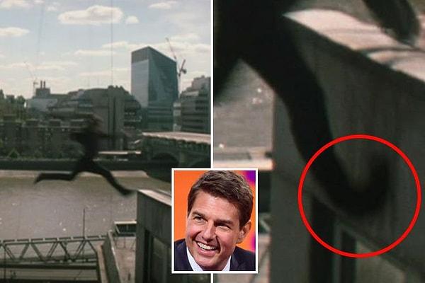 1. Tom Cruise "Görevimiz Tehlike 6" filminin çekimleri sırasında bir binadan diğerine atlarken bileğini kırdı ama çekime devam etti.
