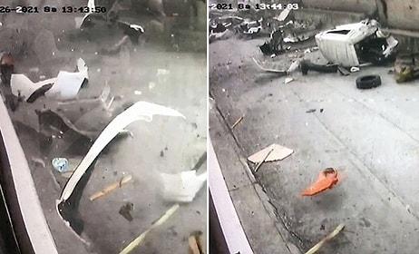 Bursa'daki Lodos Fırtınasının Korkunç Görüntüleri Ortaya Çıktı