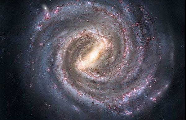 25. Samanyolu galaksisinin bir ucuyla öteki ucu arasındaki mesafe 100.000 ışık yılı kadar.