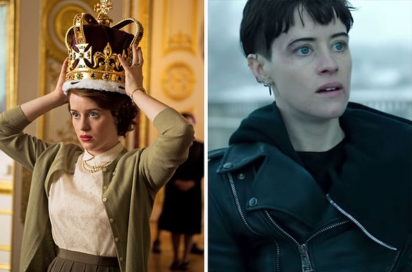 11. Королева Елизавета II из фильма "Корона" и Лизабет Саландер из фильма "Девушка, которая застряла в паутине"