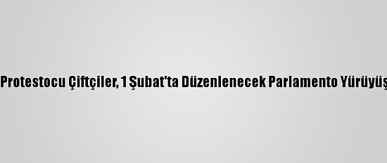 Hindistan'da Protestocu Çiftçiler, 1 Şubat'ta Düzenlenecek Parlamento Yürüyüşünü İptal Etti