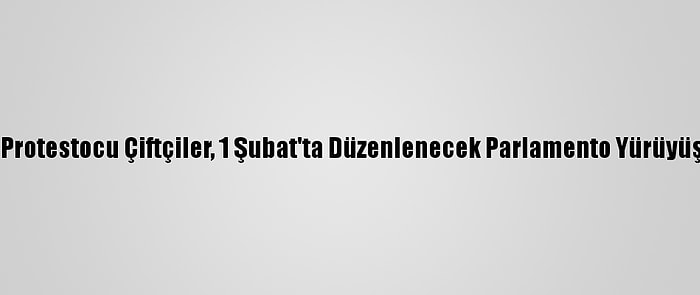 Hindistan'da Protestocu Çiftçiler, 1 Şubat'ta Düzenlenecek Parlamento Yürüyüşünü İptal Etti