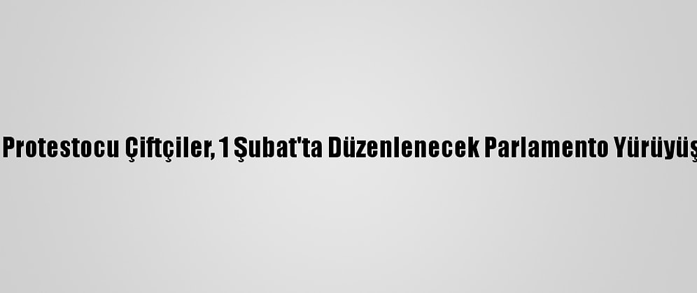 Hindistan'da Protestocu Çiftçiler, 1 Şubat'ta Düzenlenecek Parlamento Yürüyüşünü İptal Etti