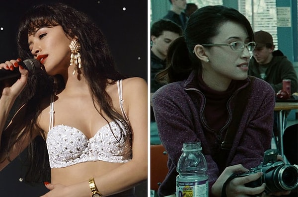 19. Селена Кинтанилья из фильма "Селена" и Анджела Вебер из фильма "Сумерки"