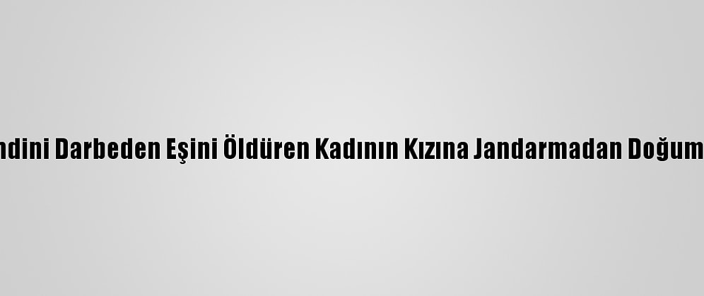 Antalya'da Kendini Darbeden Eşini Öldüren Kadının Kızına Jandarmadan Doğum Günü Sürprizi