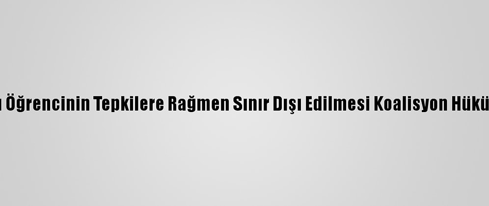 Avusturya'da 3 Sığınmacı Öğrencinin Tepkilere Rağmen Sınır Dışı Edilmesi Koalisyon Hükümetinde Gerginlik Yarattı