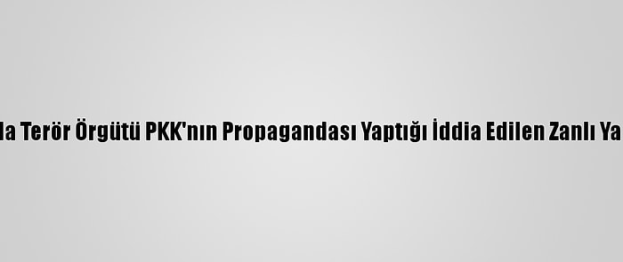 Adana'da Terör Örgütü PKK'nın Propagandası Yaptığı İddia Edilen Zanlı Yakalandı