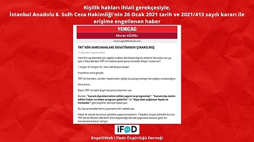 Wushu Skandalı, Yolsuzluk İddiaları... Son Bir Ayda Erişim Engeli Getirilen Haber Başlıkları