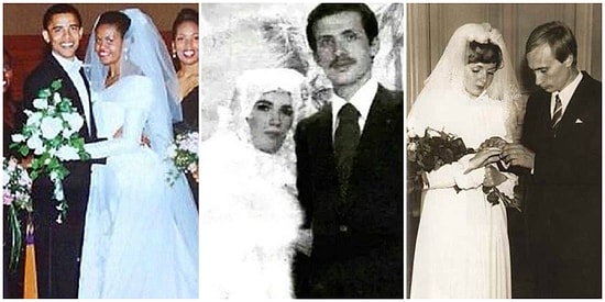 Siz Onları Hep Ülke Yönetirken Gördünüz! İşte Adını Sık Sık Duyduğumuz Ülke Liderlerinin Nikah Fotoğrafları