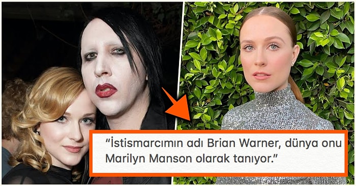 Dünyaca Ünlü Rock Yıldızı Marilyn Manson, Evan Rachel Wood’u Taciz Ettiği İddiasıyla Gündemde!