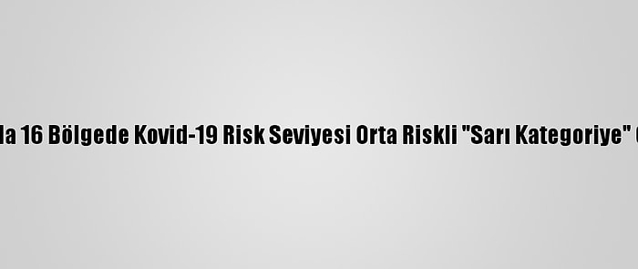 İtalya'da 16 Bölgede Kovid-19 Risk Seviyesi Orta Riskli "Sarı Kategoriye" Çekildi