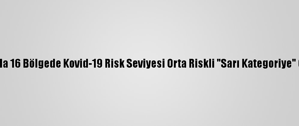 İtalya'da 16 Bölgede Kovid-19 Risk Seviyesi Orta Riskli "Sarı Kategoriye" Çekildi