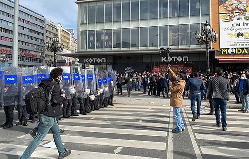 Ankara'da Boğaziçi'ne Destek Protestosuna Müdahale: Polis Bir Kişinin Dişini Kırdı, Gözaltılar Var...