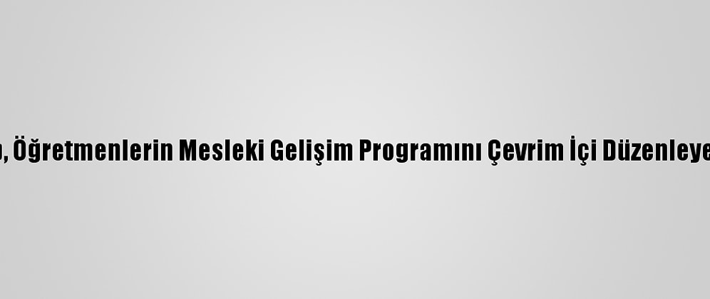 Meb, Öğretmenlerin Mesleki Gelişim Programını Çevrim İçi Düzenleyecek