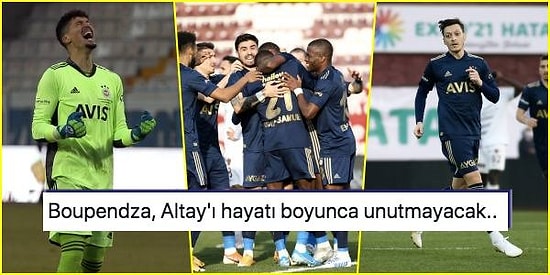 Hatayspor, Altay'ı Geçemedi! Mesut Özil'in İlk Kez Forma Giydiği Maçta Fenerbahçe Zor da Olsa 3 Puanı Aldı