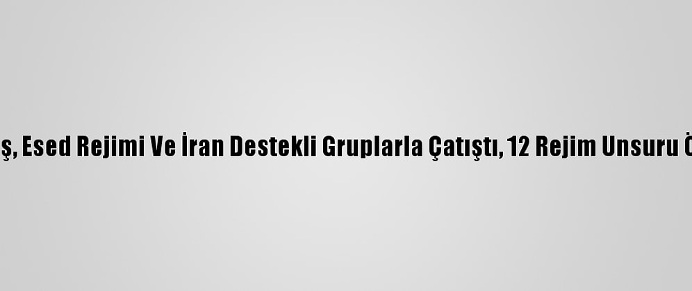 Deaş, Esed Rejimi Ve İran Destekli Gruplarla Çatıştı, 12 Rejim Unsuru Öldü