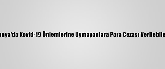 Japonya'da Kovid-19 Önlemlerine Uymayanlara Para Cezası Verilebilecek