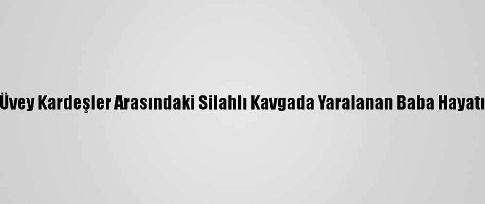 Mardin'de Üvey Kardeşler Arasındaki Silahlı Kavgada Yaralanan Baba Hayatını Kaybetti
