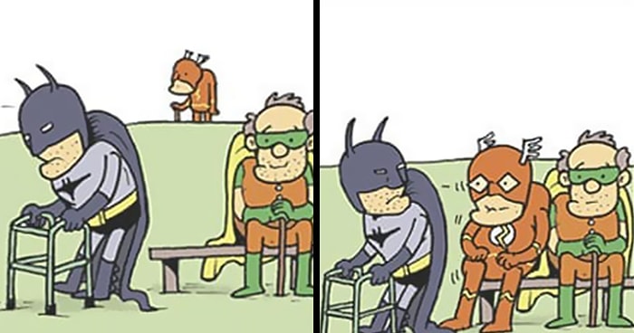 Художник показывает не очень гламурную повседневную жизнь супергероев из DC комиксов (20 картинок)