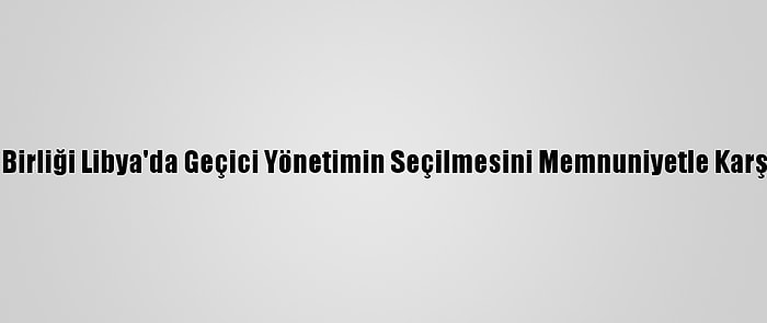 Arap Birliği Libya'da Geçici Yönetimin Seçilmesini Memnuniyetle Karşıladı