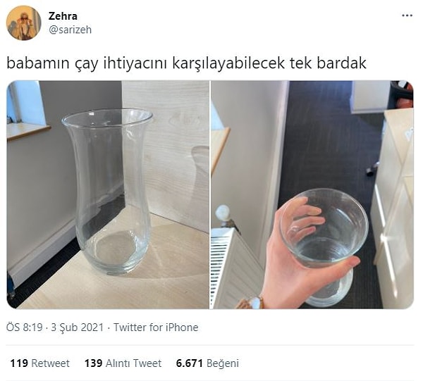 7. Acil çay da isteyemezler artık.