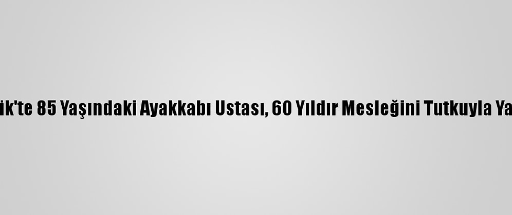 Kerkük'te 85 Yaşındaki Ayakkabı Ustası, 60 Yıldır Mesleğini Tutkuyla Yapıyor