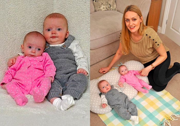 У англичанки редкая двойная беременность: она зачала дочь всего через три недели после того, как забеременела сыном