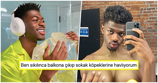 Sıkıldığı İçin Kendisine Meme Yaptıran Rapçi Lil Nas X Yeni Görüntüsü ile Görenleri Şaşkına Çevirdi!