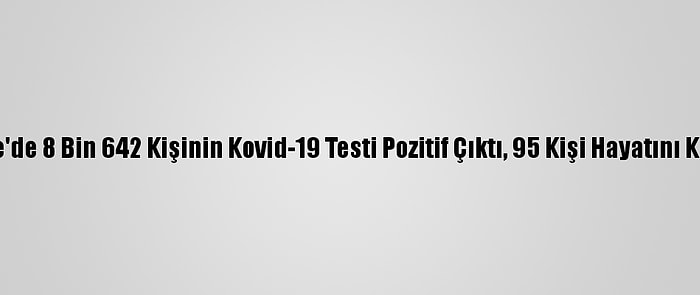 Türkiye'de 8 Bin 642 Kişinin Kovid-19 Testi Pozitif Çıktı, 95 Kişi Hayatını Kaybetti