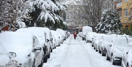 İstanbul'a Peş Peşe İhtarlar... Ağır Kar Yağışının Haritası Paylaşıldı