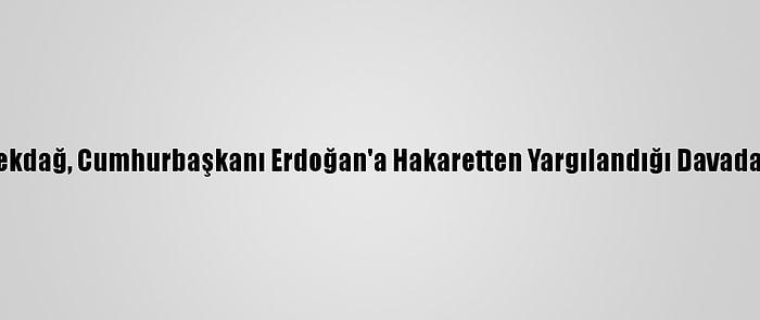Figen Yüksekdağ, Cumhurbaşkanı Erdoğan'a Hakaretten Yargılandığı Davada Beraat Etti