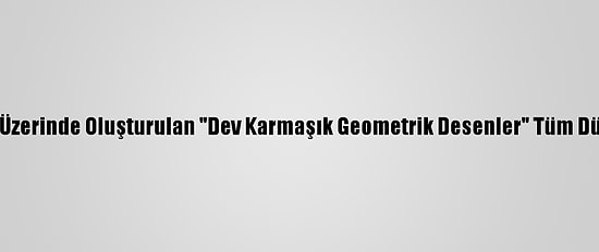 Finlandiya'da Karlar Üzerinde Oluşturulan "Dev Karmaşık Geometrik Desenler" Tüm Dünyanın İlgisini Çekti