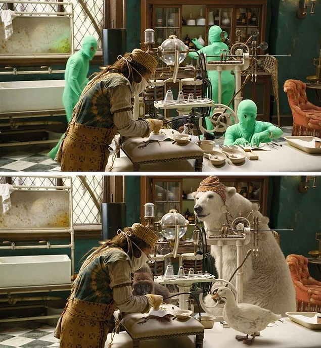 12. 'Dolittle' ve yeşil adamlar: