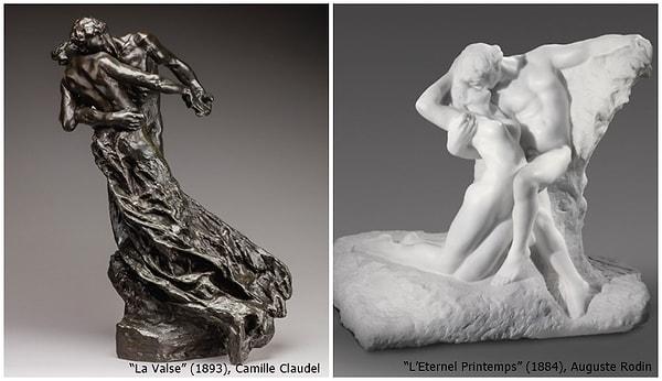 Fransız heykeltıraş Auguste Rodin , 1882’de tanıştığı heykeltraş Camille Claudel’i stüdyo asistanı olarak işe alır.