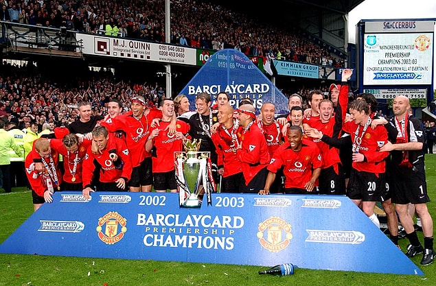 3. 2002 - 2003 Manchester United
