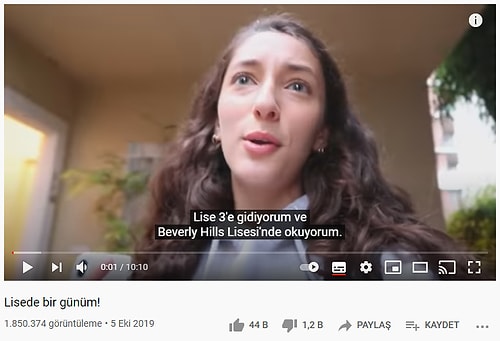 Amerika'da Yaşayan YouTuber Nil Sani, Lise Videosunu Acı Yorumlar Nedeniyle Türkiye'den Erişime Kapattı